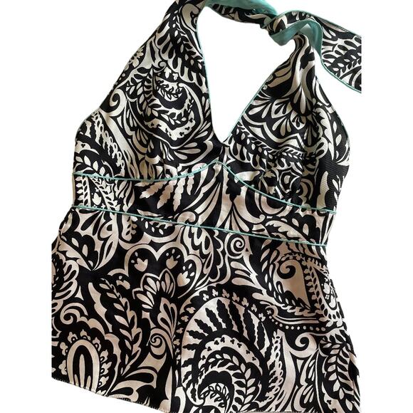 The‎ Limited Halter Black, Cream & Seafoam Green Size Medium - Picture 3 of 5